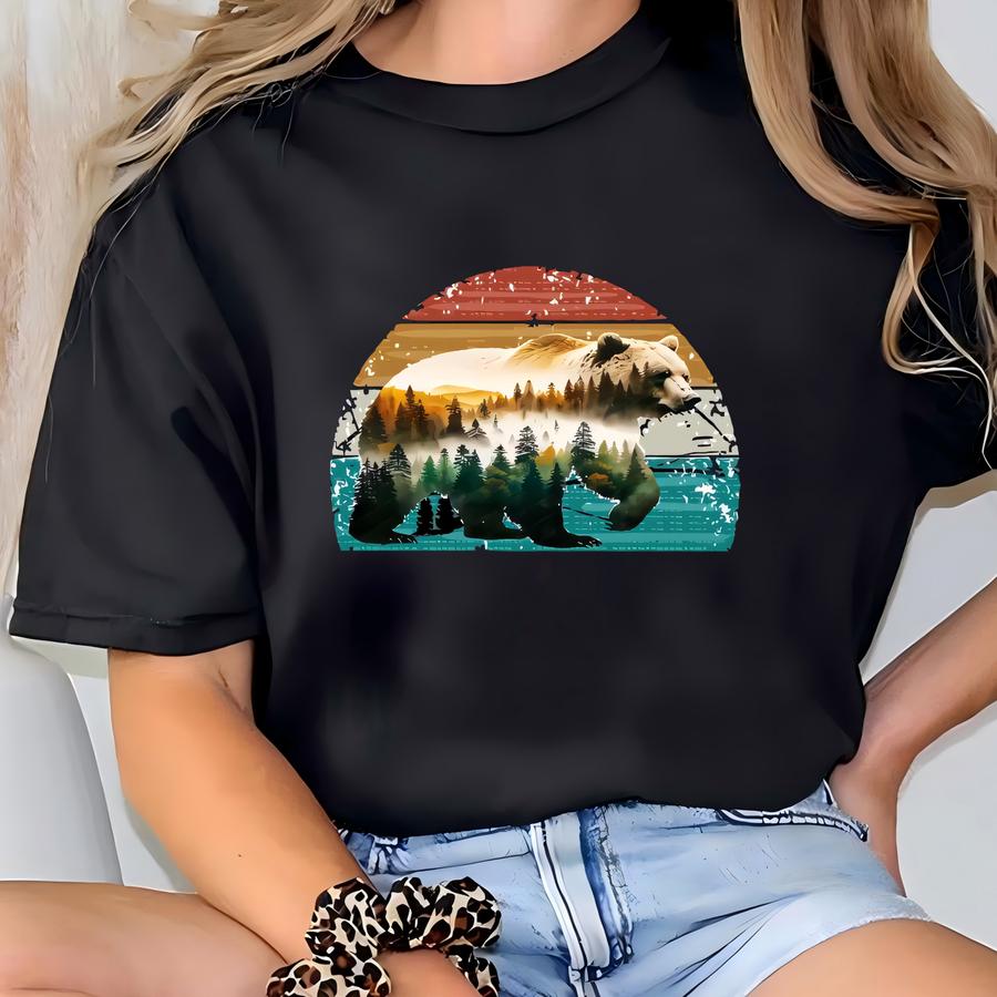 Papa Bear Shirt, Proud Papa Bear Tshirt, Father's Day Gift Shirt, Proud Papa Bear Tee, Papa Shirt, Dad Bear Shirt, Father's Day Bear Shirt T-shirt