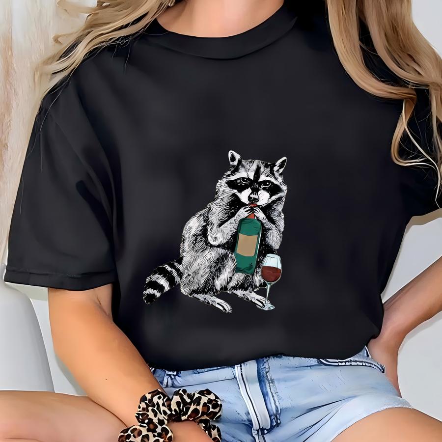 Funny Raccoon Shirt, Feeling Shirt, Raccoon Shirt, Animal Lover Shirt, Funny Meme Shirt, Sarcastic Raccoon Shirt, Tshirt T-shirt
