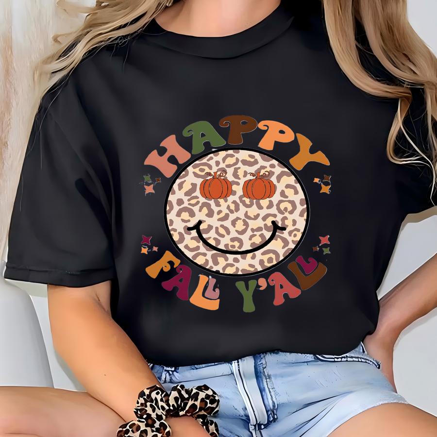 Happy Fall Yall Sweatshirt, Thanksgiving Shirt, Thanksgiving Sweatshirt, Turkey Shirt, Fall Shirt, Halloween Shirt, Fall Sweater T-shirt