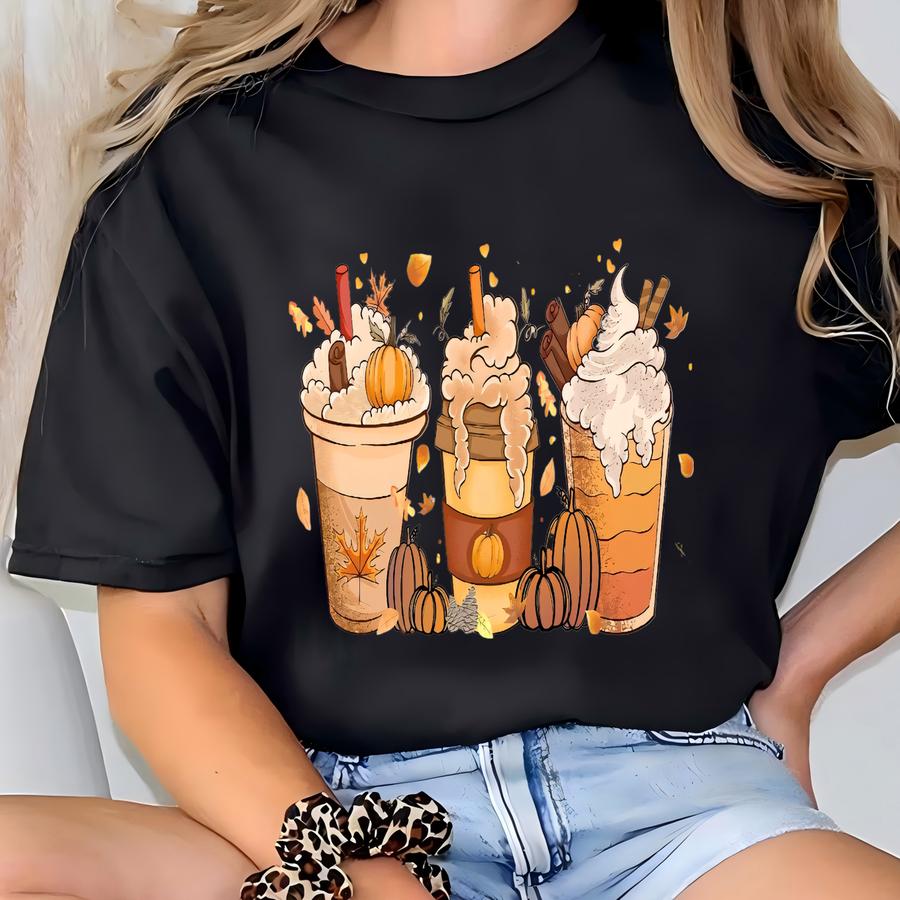 Pumpkin Latte Shirt, Latte Sweater, Thanksgiving Shirt, Thanksgiving Sweatshirt, Latte Shirt, Fall Shirt, Halloween Shirt, Fall Sweater T-shirt