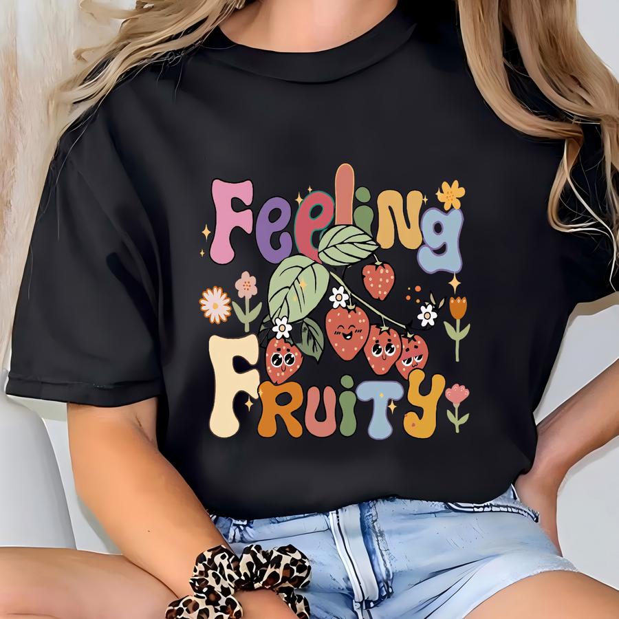 Feeling Fruity Shirt, Lgbqt Shirt, Pride Month Hoodie, Retro Frog Shirt, Gay Pride Tshirt, Unisex, Lgbt Tee, Rainbow Shirt T-shirt