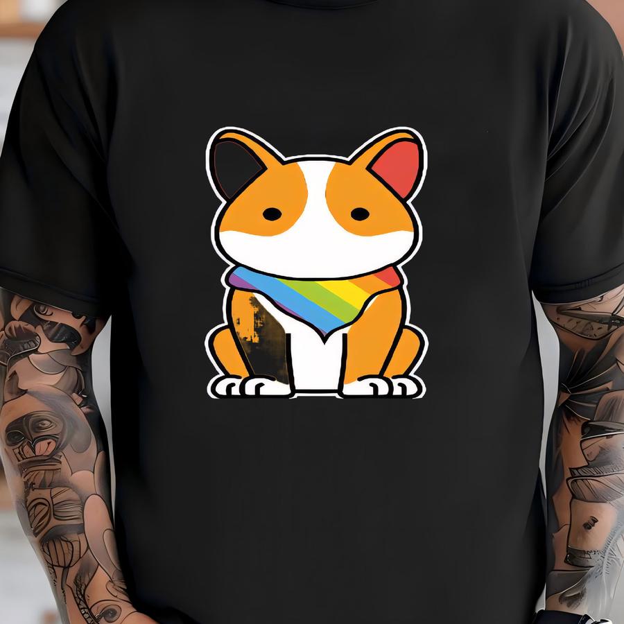 Corgay Shirt, Animal Lover Shirt, Cute Lgbt Shirt, Pride Rainbow Shirt, Corgi Lover Shirt, Funny Lgbt Shirt, Lgbtq Pride Shirt, Corgi Shirt T-shirt