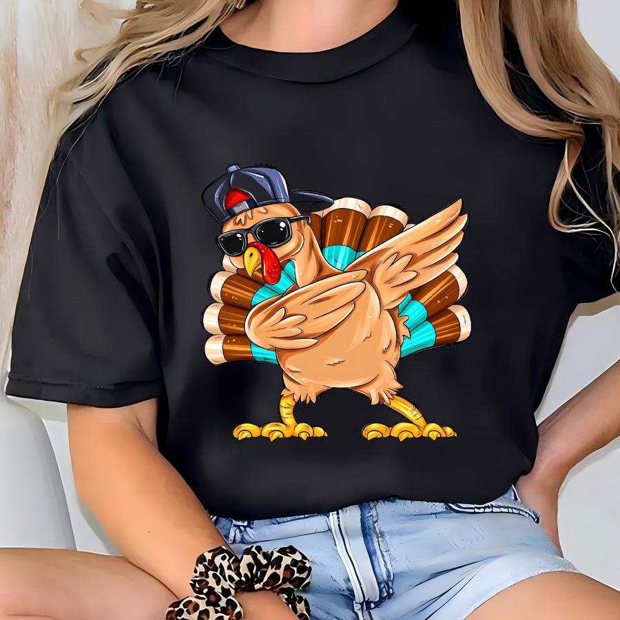 Turkey Dab Shirt, Turkey Sweater, Thanksgiving Shirt, Thanksgiving Sweatshirt, Turkey Shirt, Fall Shirt, Usa Shirt, America Sweater T-shirt