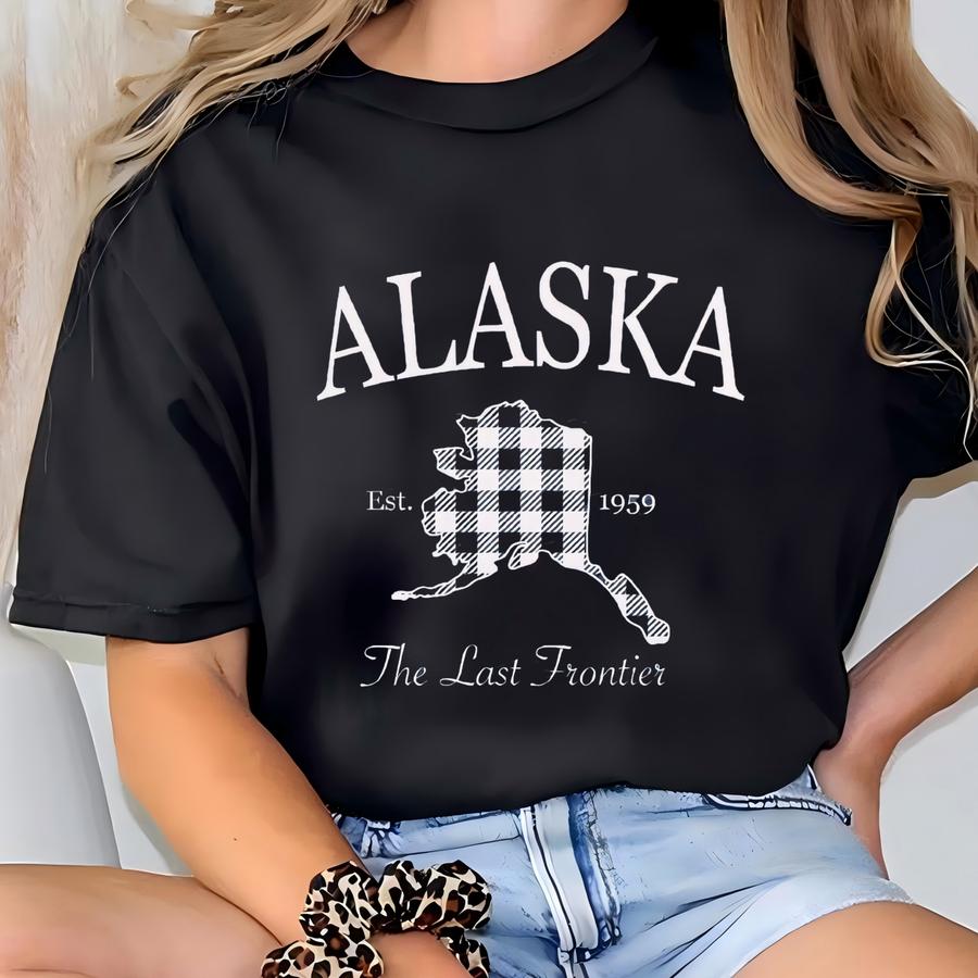 Custom Alaska Tshirt, Vacation Shirts Road Trip Shirt Traveler Gift Alaska Cruise Camping Alaska, Alaska Shirt Alaska Fan Shirt Game Day Tee T-shirt