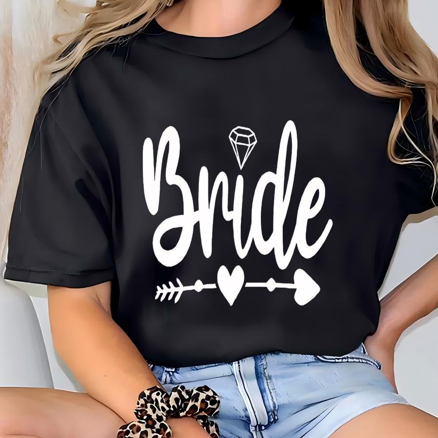 Bride Sweatshirt: Bridal Party Wedding Day Sweater T-shirt