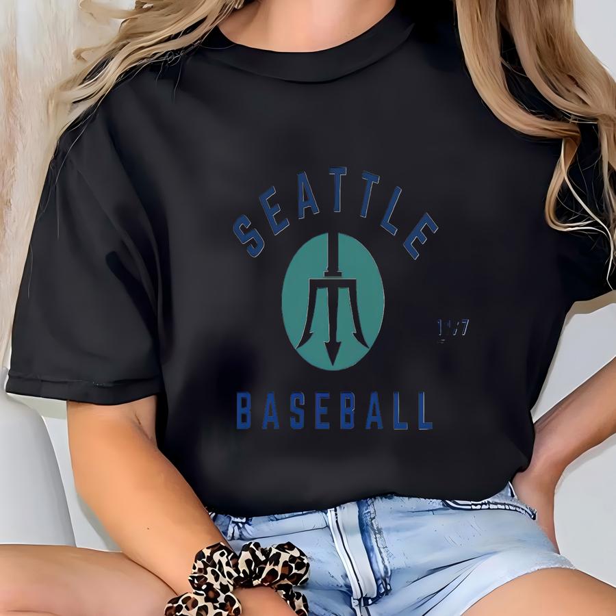Seattle Baseball Shirt, Mariner Baseball Gameday Shirt, Retro Mariner Shirt, Baseball Fan Gift, Seattle Sports Fan Gift, Mariner Fan Apparel T-shirt