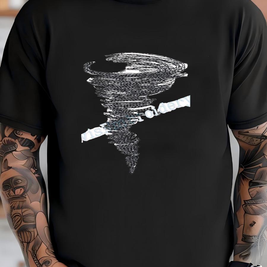 Sketch Tornado Y Design - Twister Y - Funnel Cloud - Cyclone Y - Storm Chasers - Quick Fill Y T-shirt