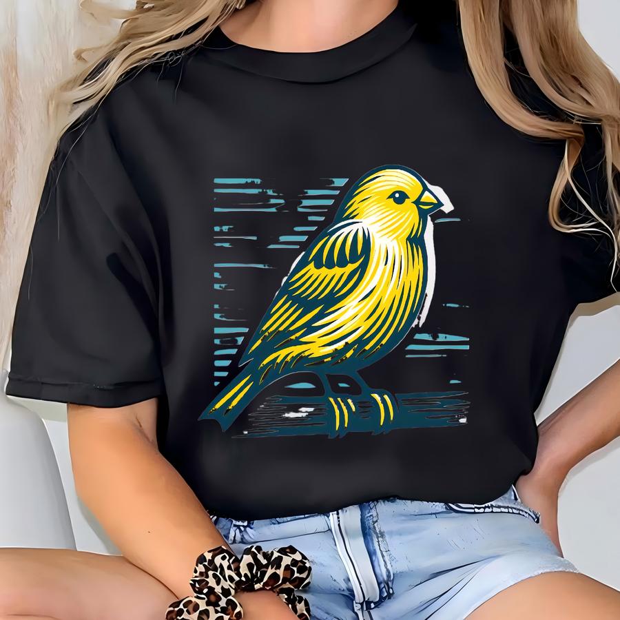 Goldfinch Shirt. Goldfinch Gift. Bird Hoodie. Bird Lover Gift. Bird Watcher Shirt. Bird Enthusiast Gift. Nature Shirt. Nature Lover Gift T-shirt