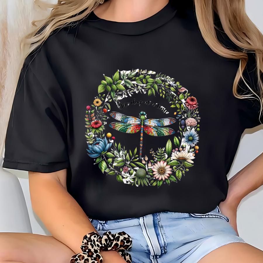 One Day At A Time Shirt, Encouragement Shirt, Mental Health Aware Tee T-shirt