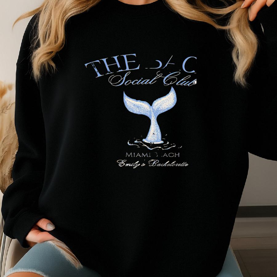Custom Beach Bachelorette Shirt, Al Bachelorette, Miami Beach Shirt, Bridal Party Shirts, Beach Wedding Shirt, Bachelorette Party Gifts Sweatshirt