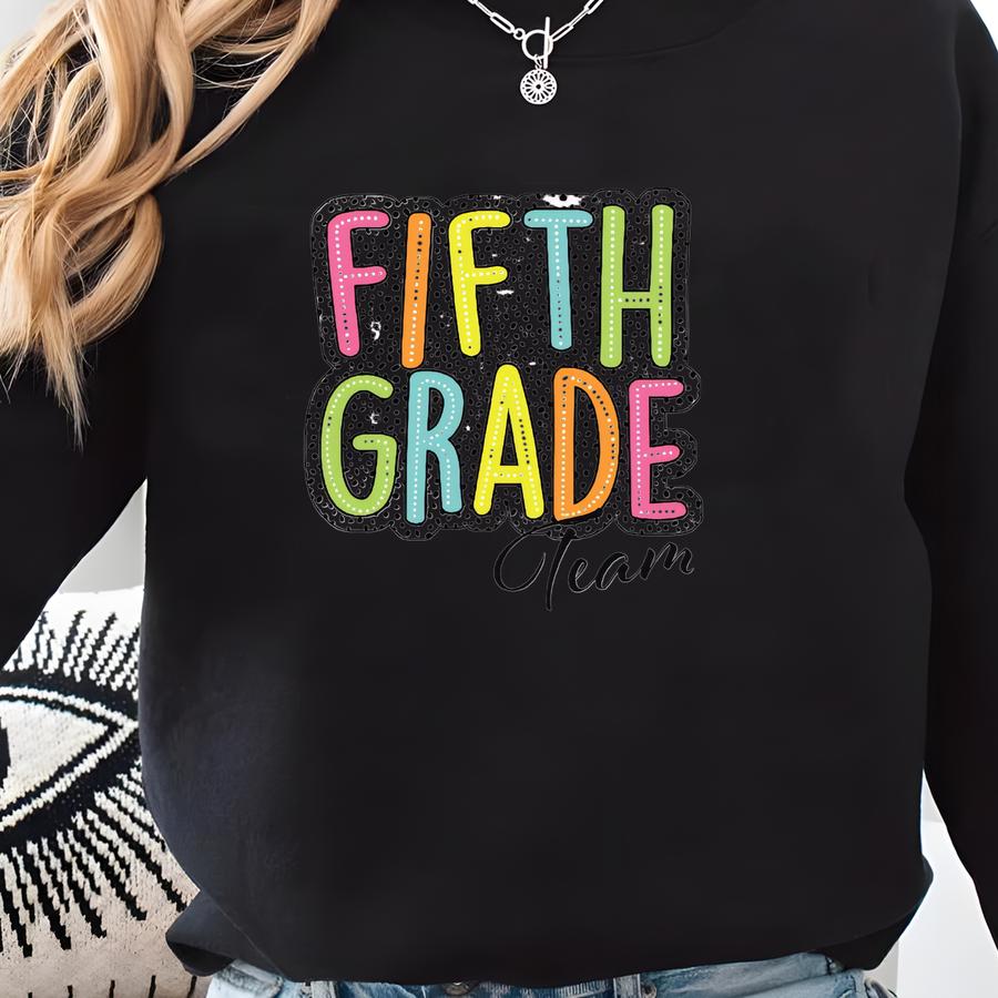 Fifth Grade Teacher T-shirt, Elementary School Teaching Tee Sweatshirt