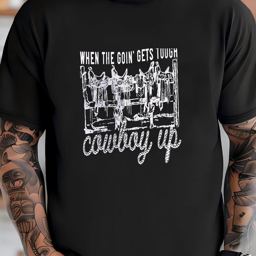 Cowboy Up Crewneck Sweatshirt T-shirt