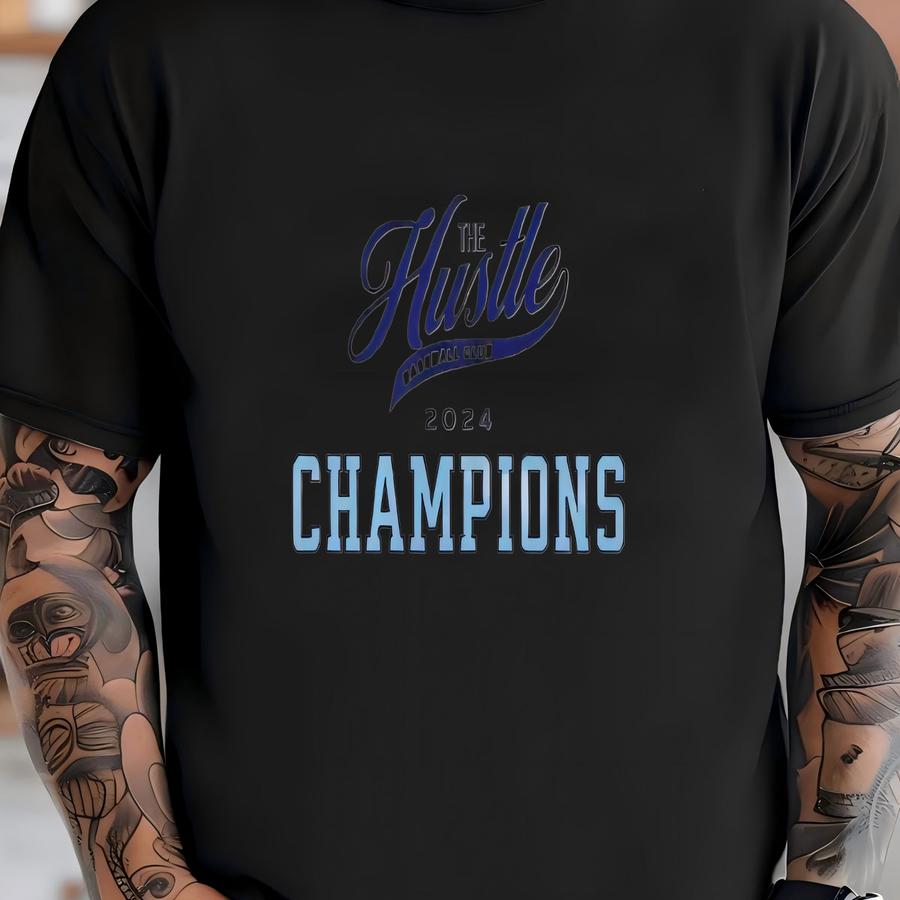 Unisex Championship Kids 'mil Hustle' Short Sve Tee T-shirt