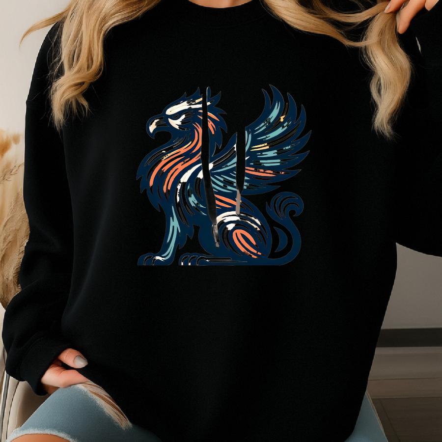 Mystical Hoodie. Mystical Gift. Griffin Hoodie. Griffin Gift. Fantasy Hoodie. Fantasy Gift. Mythical Creature. Mythical Hoodie #fc1007 Sweatshirt