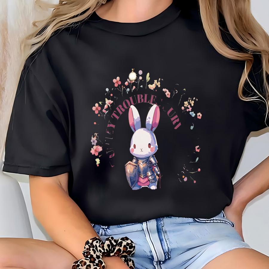 Tummy Troubles Survivor Sweatshirt, Rabbit Sweatshirt, Floral Sweatshirt, Tummy Ache Sweatshirt, Meme Sweatshirt, Funny Hoodie, Gift For Her T-shirt