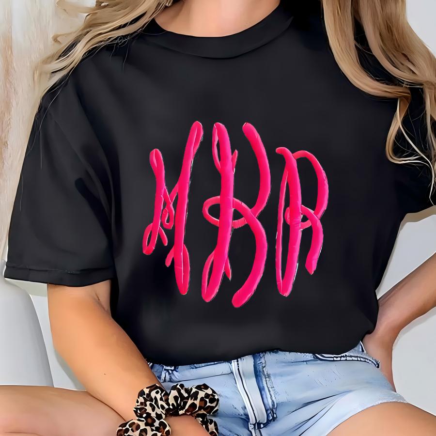 Women’s Monogram Shirt, Hoodies, Monogram Tee, Gift For Women, Personalized Matching Shirts T-shirt