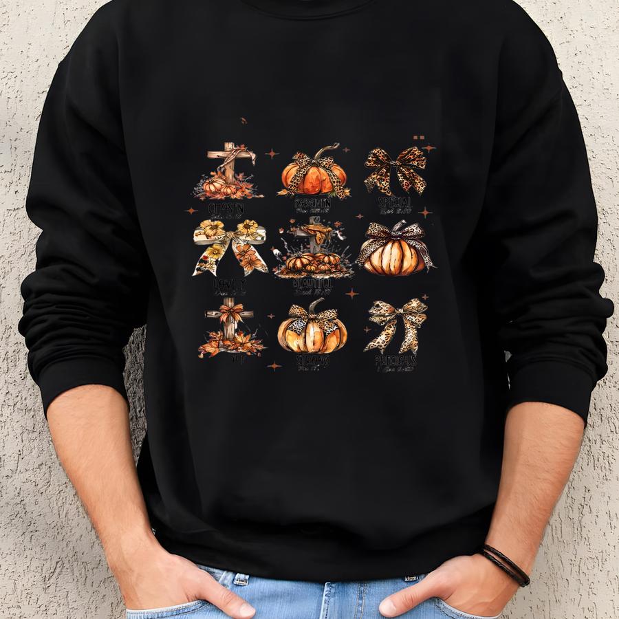 God Says You Are Shirt,fall Coquette Bow Shirt,fall Pumpkin Shirt,christian Sweatshirt,fall Religious Shirt,christian Shirt Sweatshirt