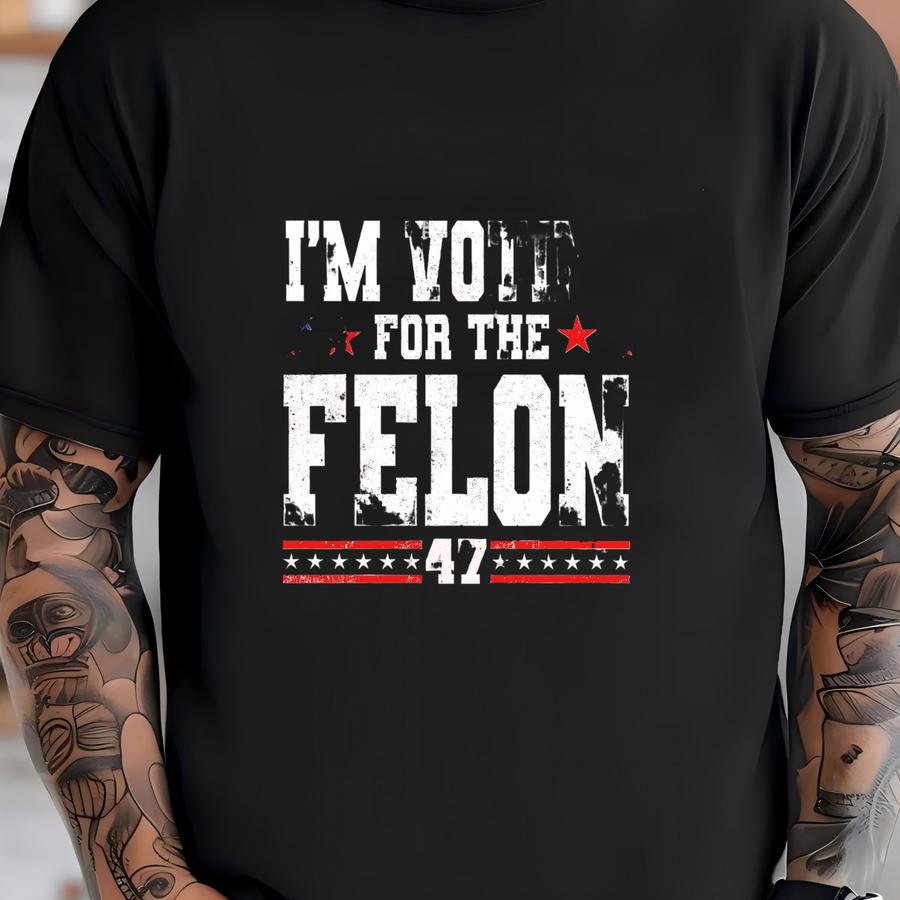 I'm Voting For The Dtf Transfer: Funny Political Iron-on Decal T-shirt