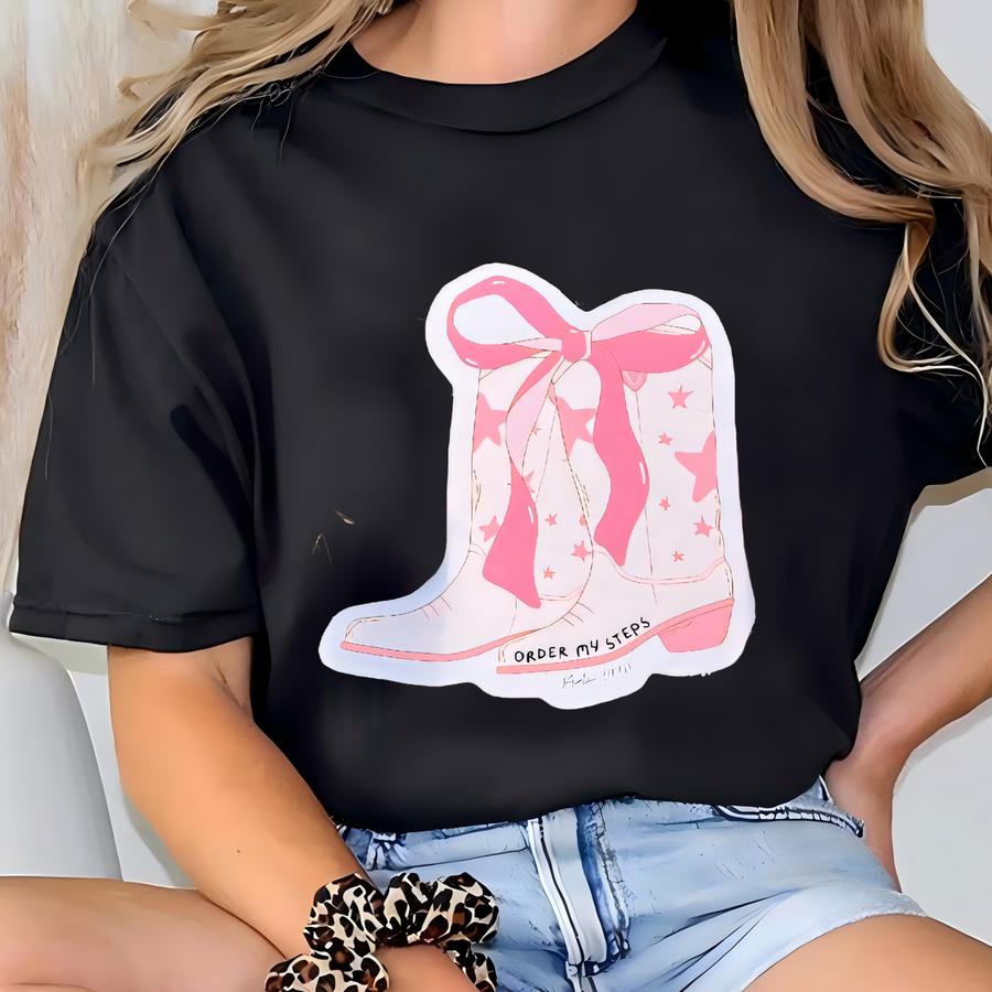 Christian Sticker Order My Steps Bible Verse Sticker Sticker Bible Sticker Pink Christianity Sticker Faith Sticker Inspirational Sticker T-shirt