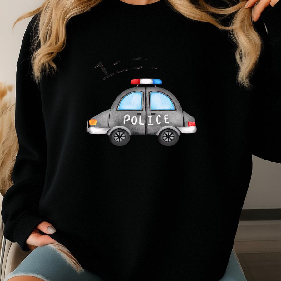 Little Rookie Police Baby Romper Sweatshirt, Policeman Baby Bodysuit, Infant Clothing, Newborn Outfit Sweatshirt