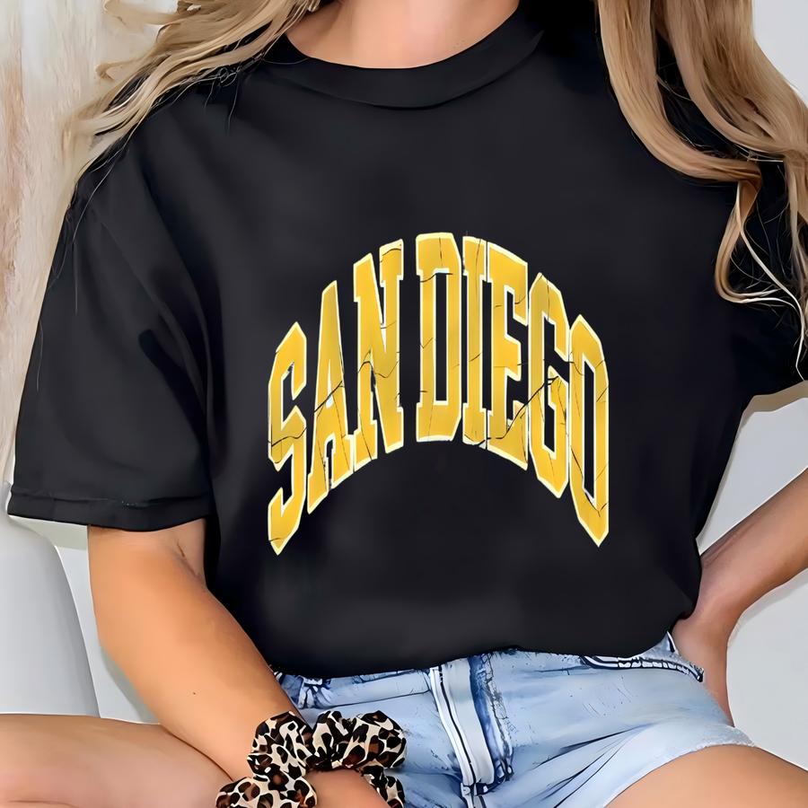 San Diego Shirt, San Diego Tee, San Diego Gift, San Diego Ca, California Shirt, San Diego University, College Shirt, San Diego Fan T-shirt