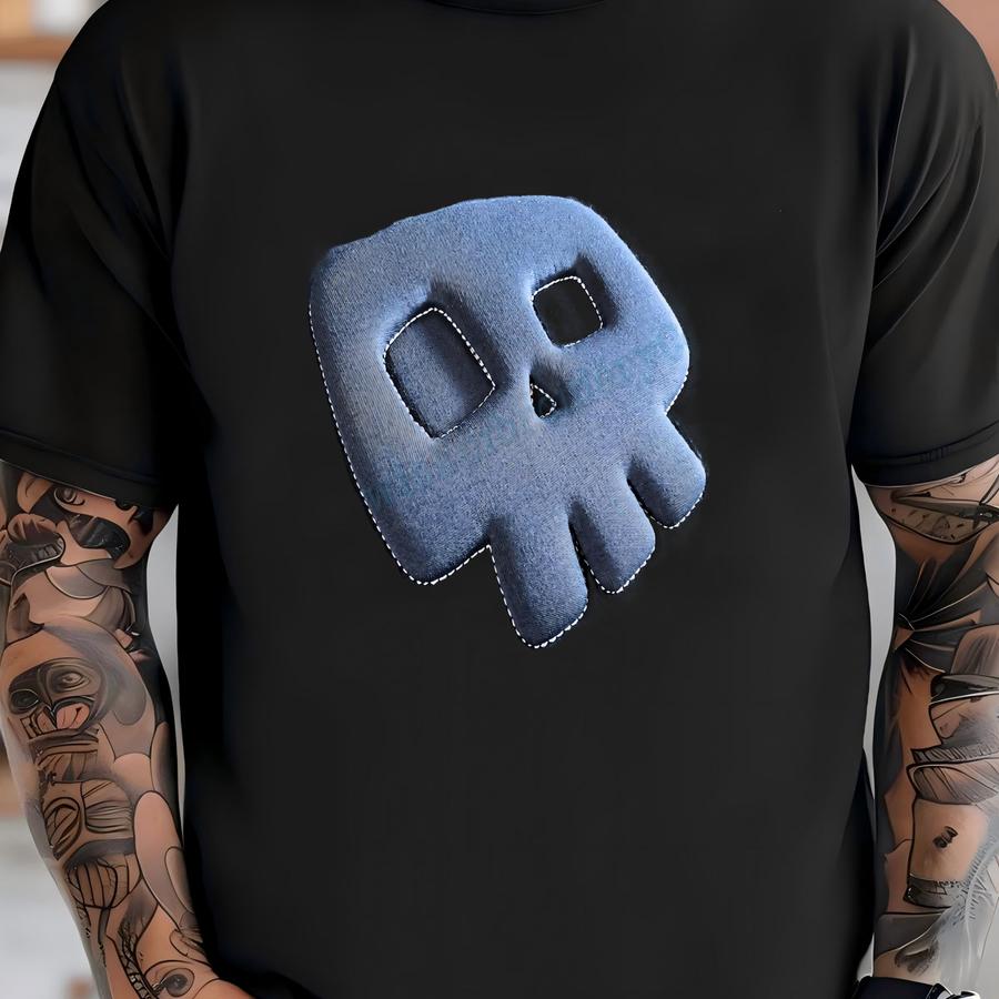 Embossed Skull 3d Puff Y - Embossed Skeleton Y - Embossed Sweatshirt - 3d Puff Y - Reverse Puff Halloween T-shirt