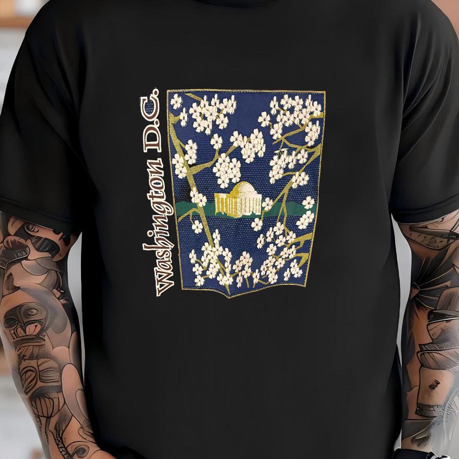 Textured 90s Washington Dc Cherry Clossons Shirt - Sz Xl - 90s Single Stitched Grunge Tee T-shirt