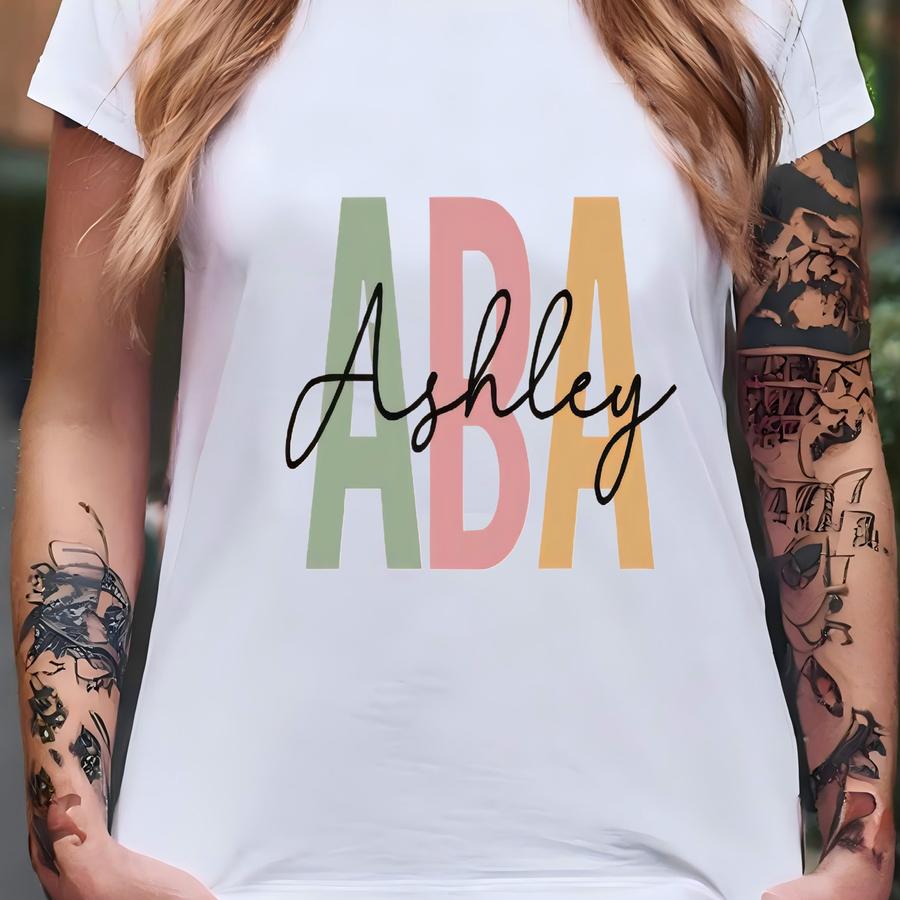 Applied Behavior Analysis Sweatshirt, Custom Aba Sweater, Personalized Behavior Therapist Shirt, Aba Graduation Gift, Aba Therapist Shirt T-shirt Applied Behavior Analysis Sweatshirt, Custom Aba Sweater, Personalized Behavior Therapist Shirt, Aba Graduation Gift, Aba Therapist Shirt T-shirt