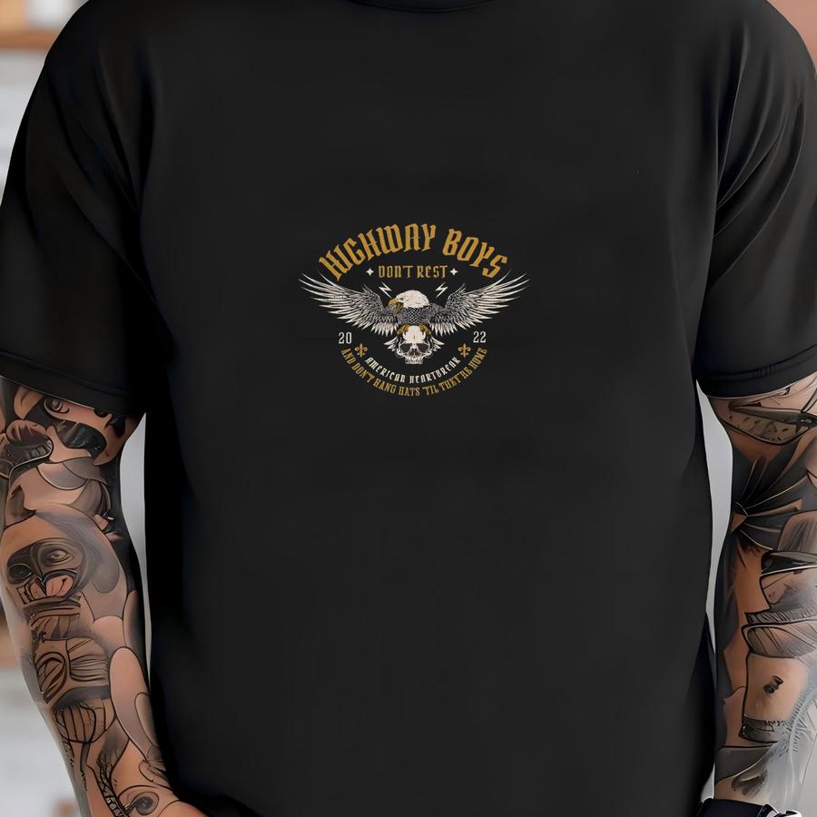 Highway Boys Koozie Pop Beer Can Cooler Sve, Don't Rest And Don't Hang Hats 'til They're Home, American Heartbreak Zach Beer Coozie T-shirt