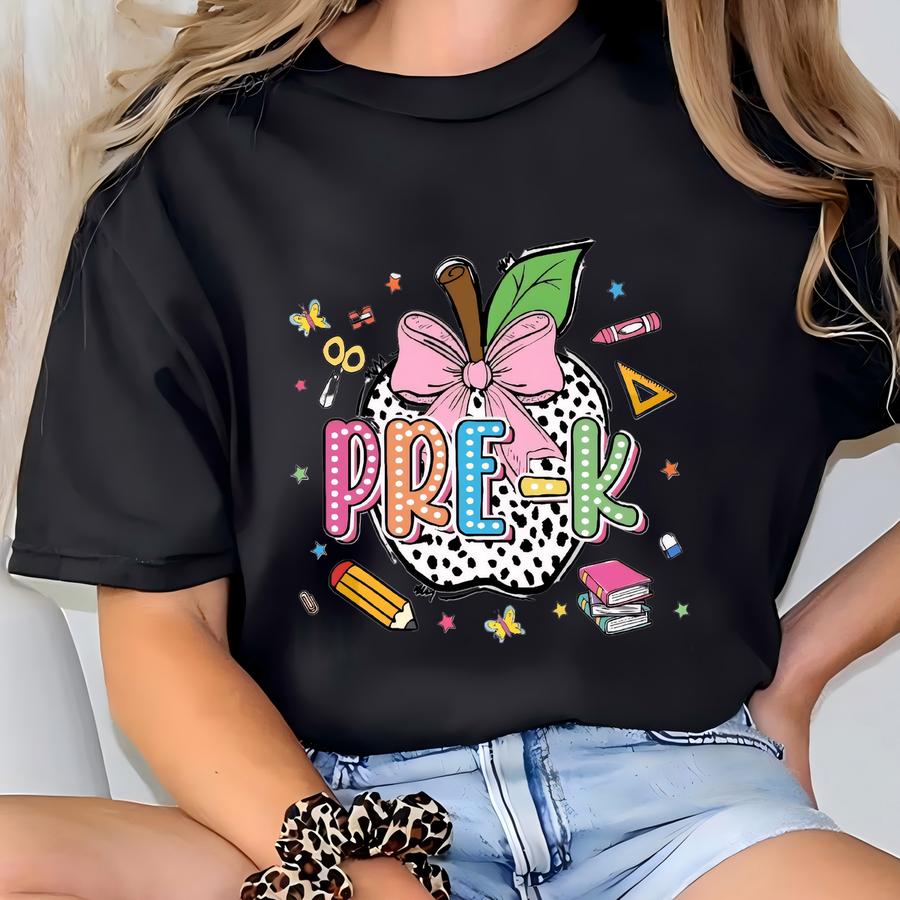 Retro Preschool Shirt - Pre-k Shirt - Kids Back To School Prek Shirt - First Day Of School Toddler Shirt - Preschool Shirt - Back To School T-shirt