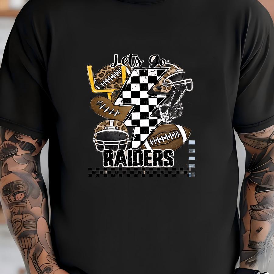 Lightning Bolt Team Mascot Tops - Sweatshirts Or Hoodies - Various Team Mascots Available T-shirt