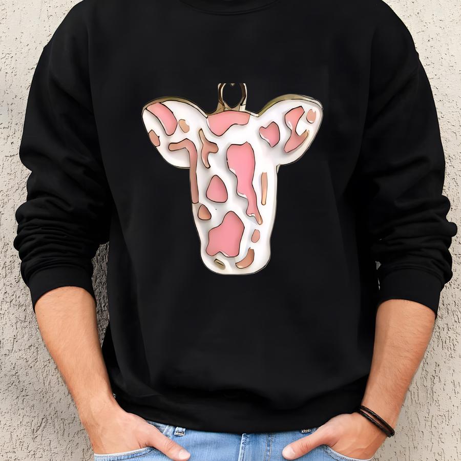 Cow Tumbler Charm, Cup Charm, Tumbler Accessories, Handle Charm, Cup Accessories, Western County Tumbler Charm Sweatshirt