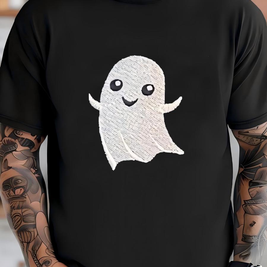 Cute Ghost Sweatshirt Quarter Zip For Women And Men T-shirt