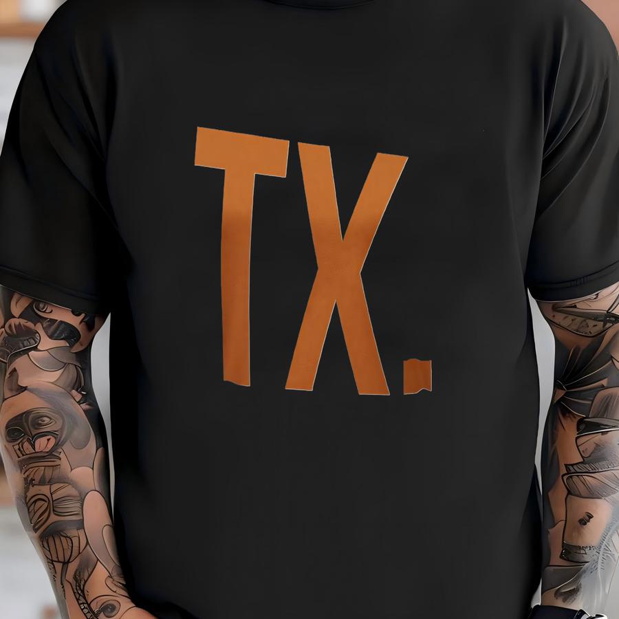 Tx Hoodie, Texas Tee - Bella Canvas Screen Print Tee, A Great Gift For Texans! T-shirt