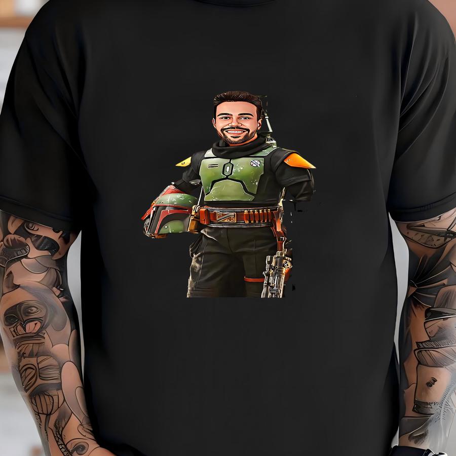 Custom Star Wars Portrait: Darth Vader Fan Art Gift (digital Download) T-shirt