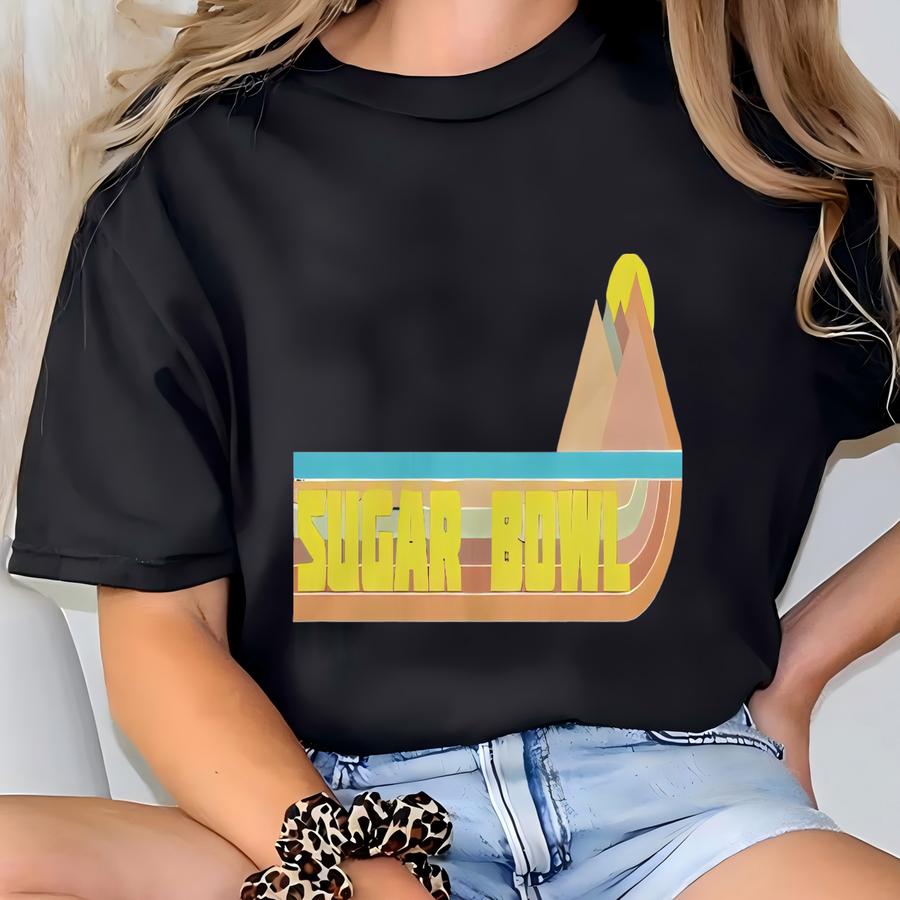 Sugar Bowl Sweatshirt: Retro Maine Design, Unisex Fit T-shirt