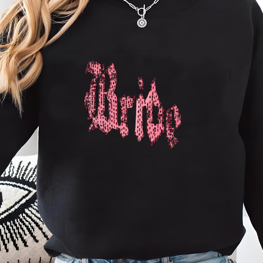 Custom Bride/bridesmaid Rhinestone Velvet Set Sweatshirt