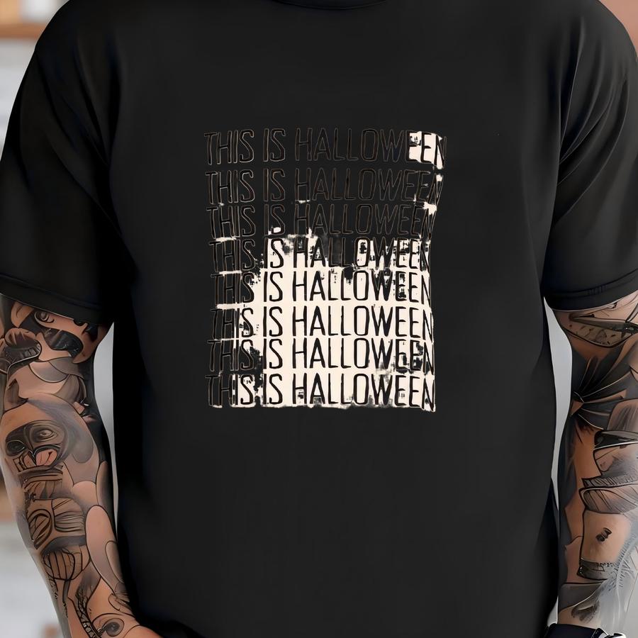 This Is Halloween Unisex T Shirt, Halloween T Shirt, Fun Spooky Halloween T Shirt, Halloween Gift T-shirt