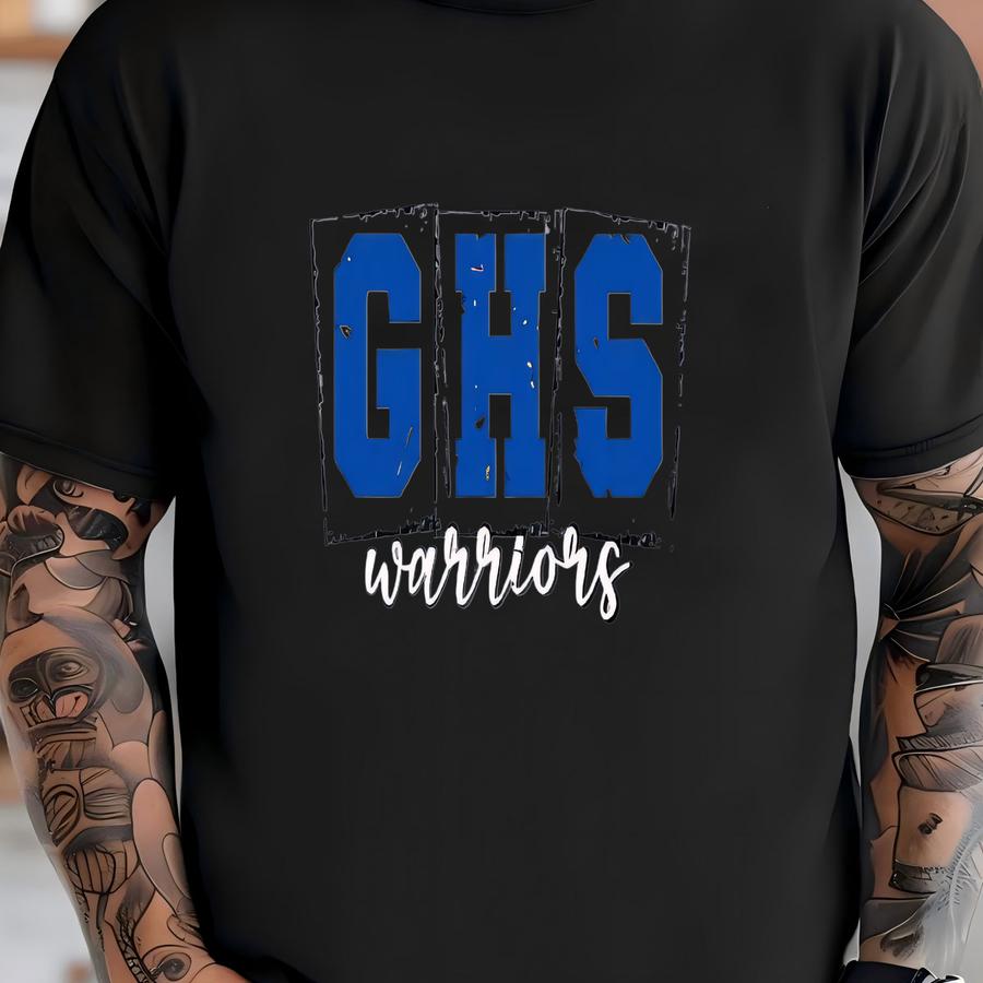 Rubberstamp, Distressed Mascot, School Spirit Wear T-shirt