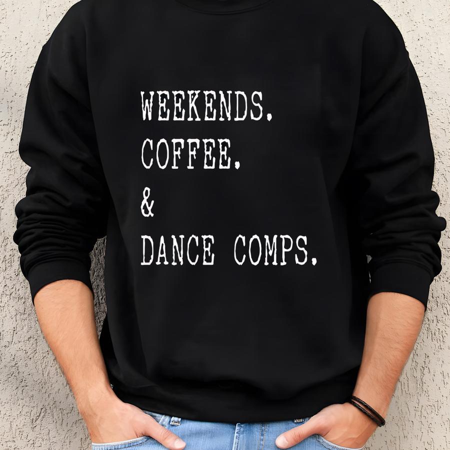 Weekends, Coffee, Football... All Sports, Custom Sweatshirt, Spirit Wear Sweatshirt