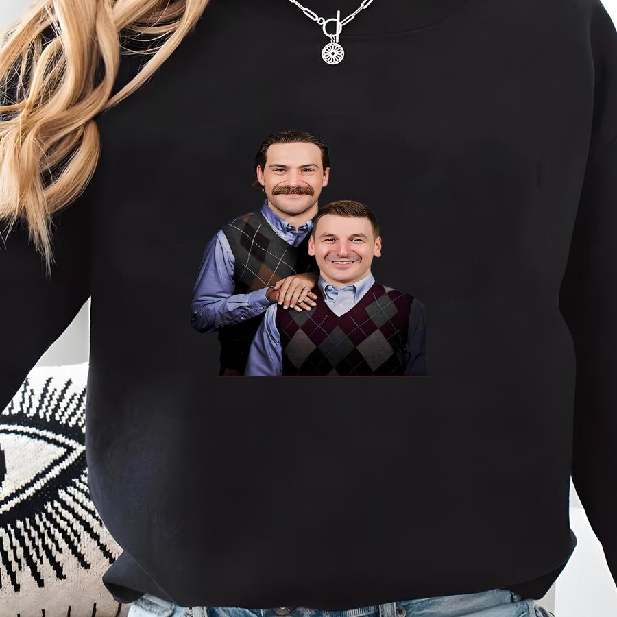 Stuart Skinner Zach Hyman Step Brothers Shirt Png (digital Download) Sweatshirt