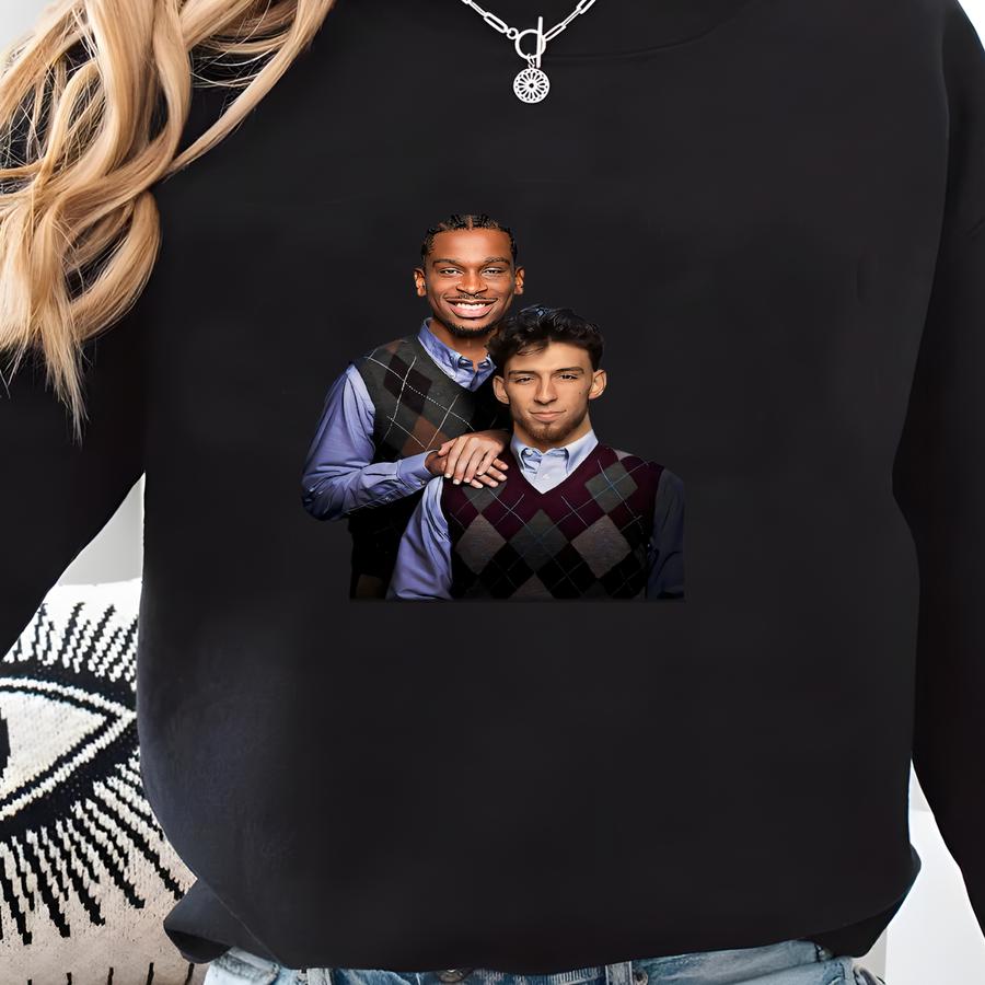 Chet Holmgren Shai Gilgeous-alexander Step Brothers Shirt Png (digital Download) Sweatshirt