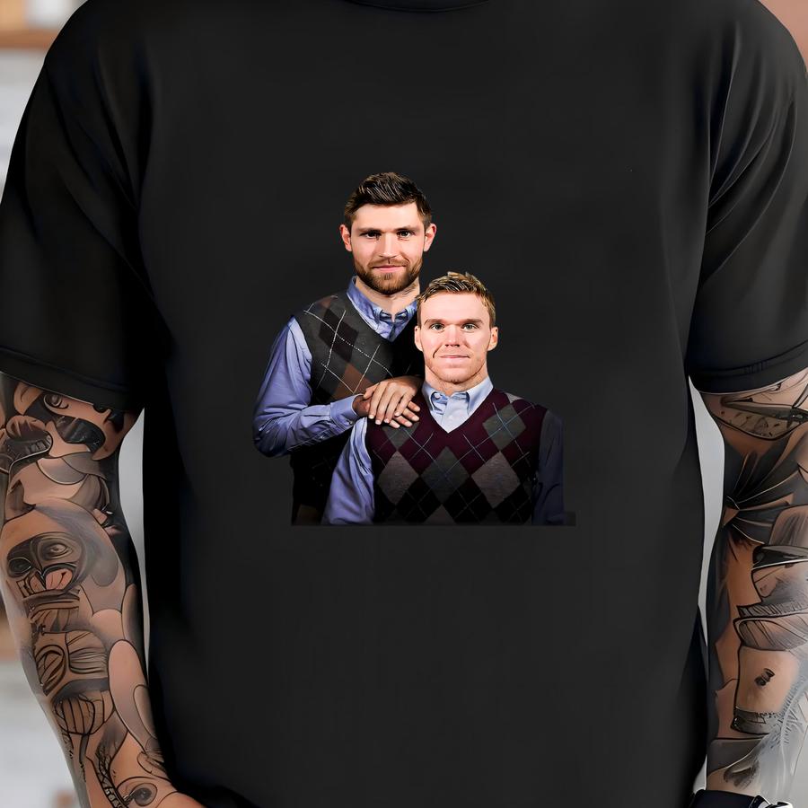 Connor Mcdavid Leon Draisaitl Step Brothers Shirt Png (digital Download) T-shirt