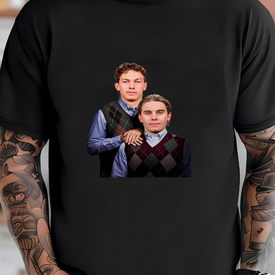 Jack Hughes Luke Hughes Step Brothers Shirt Png (digital Download) T-shirt