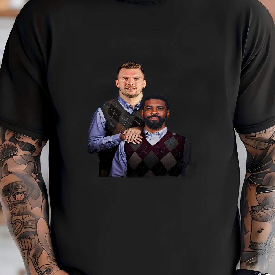 Luka Doncic Kyrie Irving Step Brothers Shirt Png (digital Download) T-shirt