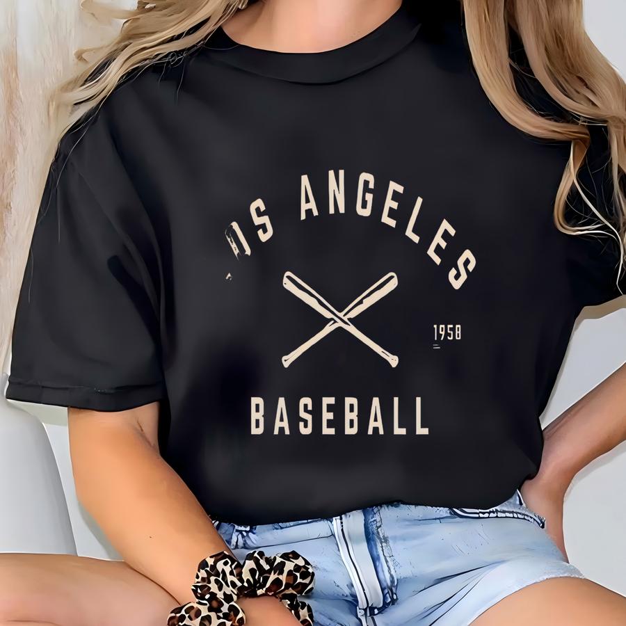 Los Angeles Baseball Sweatshirt, Retro Dodges Baseball Sweatshirt, Dodgers Baseball Sweatshirt, Dodgers Sports Fan Apparel, Los Angeles Gift T-shirt