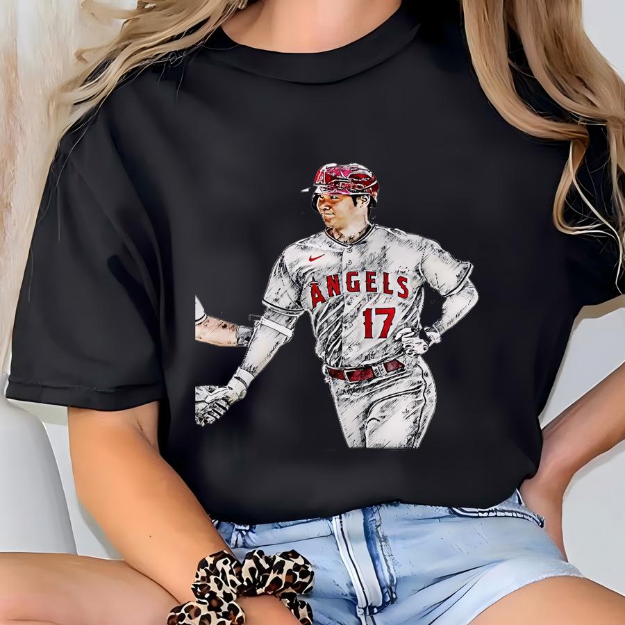 Mike Trout Poster Los Angeles Angels Wall Art Print Baseball Sports Poster Mlb Canvas Print Framed Poster Baseball Poster Home Decor G27 T-shirt