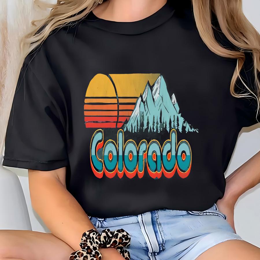 Colorado Mountain Shirt, Colorado Shirt, Nature Lover Gift, Colorado Adventure, National Park Shirt, Rocky Mountain Shirt, Camping Shirt T-shirt