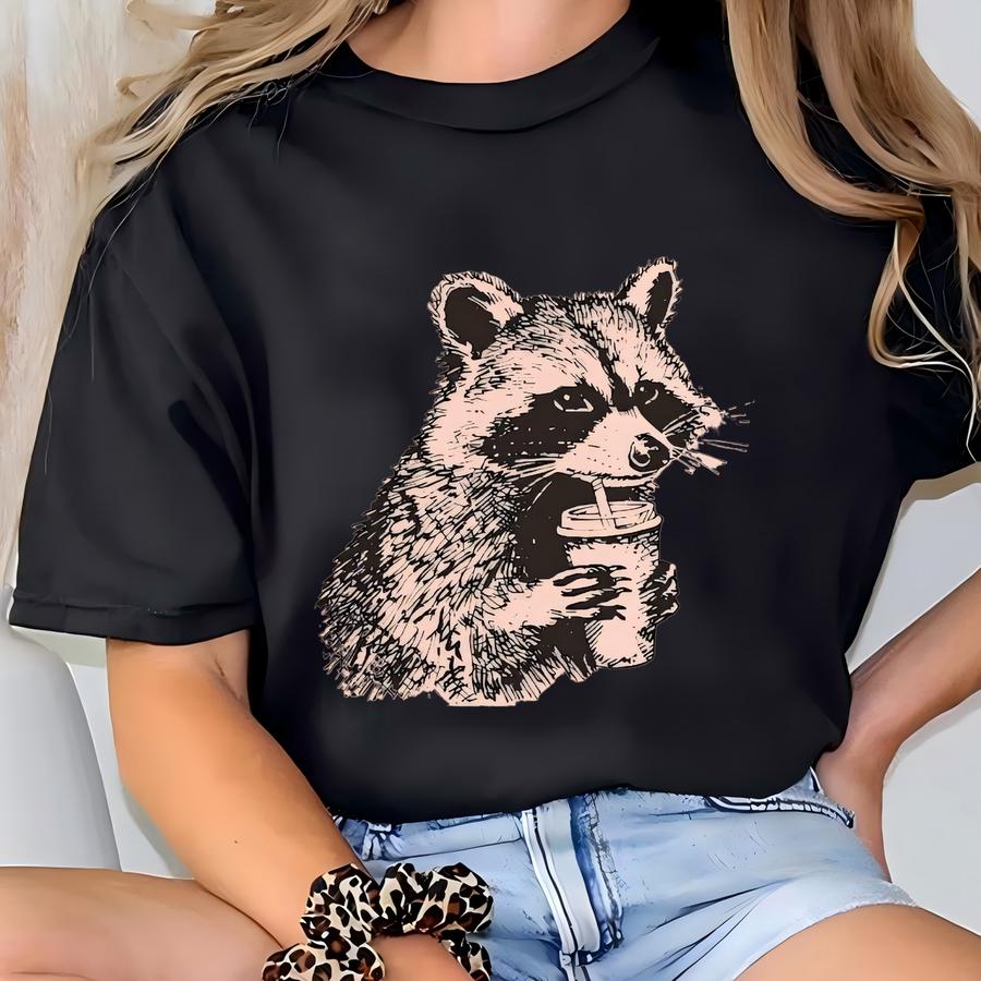 Hang On Let Me Overthink This Shirt, Funny Racoon Sweatshirt, Sarcastic Saying, Funny Humor Hoodie, Racoon Lover Tee,positive Tshirt,sarcasm T-shirt