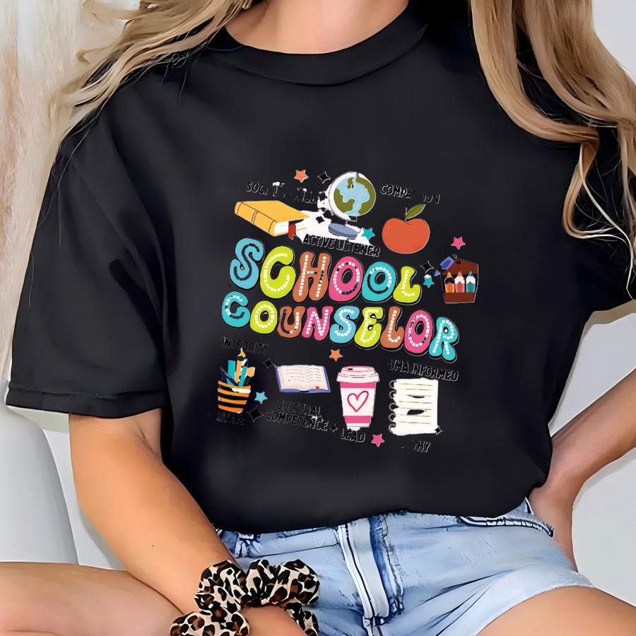 School Counselor Shirt, School Counseling Shirt, School Therapist Shirt, Back To School Shirt, Gift For School Counselor,school Psychologist T-shirt